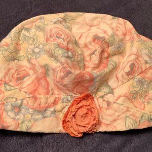 Floral Hat - Peachy Colors